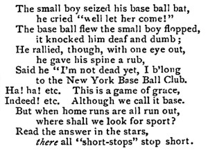 1885 - Black Hussar - Read the Answer - baseball