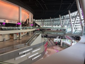 The T-Mobile Arena concourse