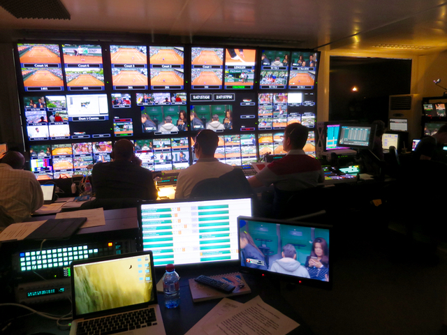 The Tennis Channel control room is busier than every at the French Open this year and VER is providing the technical backbone, personnel, and engineering services.