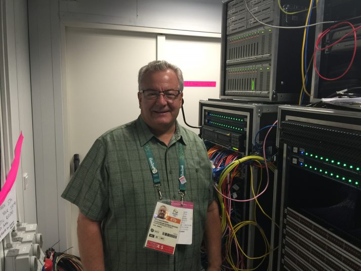 ESPN’s Henry Rousseau oversaw implementation of Audivero’s Unity Intercom in Rio.