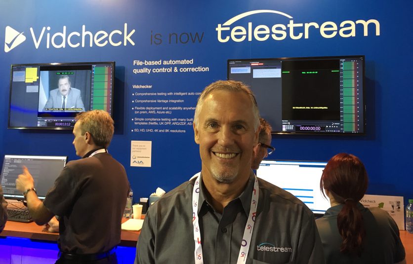 Scott Murray at Telestream’s booth at IBC 2016