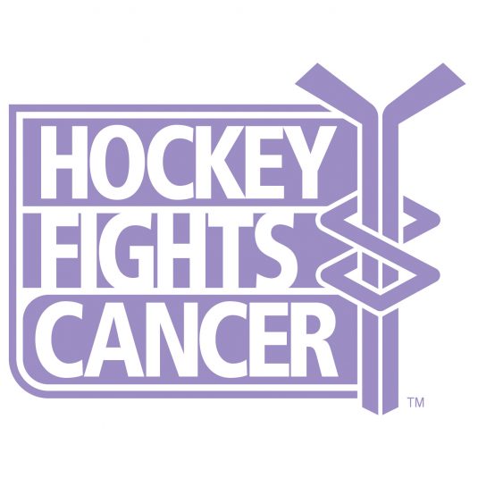nhl hockey fights cancer 2016