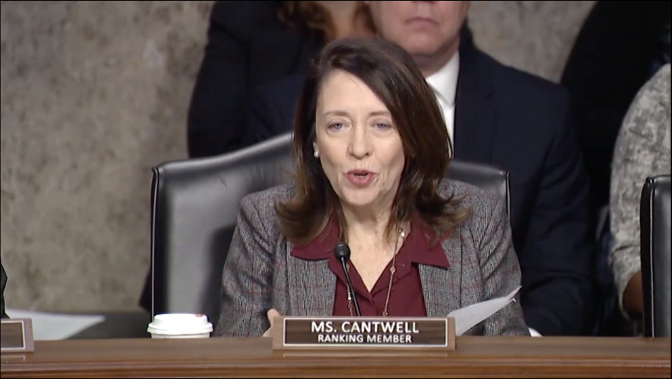 U.S. Senator Maria Cantwell Comments on 5G Cybersecurity Strategy