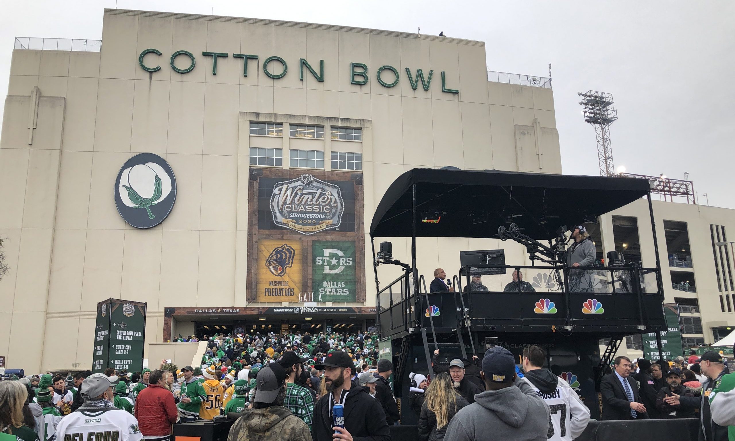 Live From 2020 Winter Classic: NBC Sports Turns Historic Cotton Bowl ...