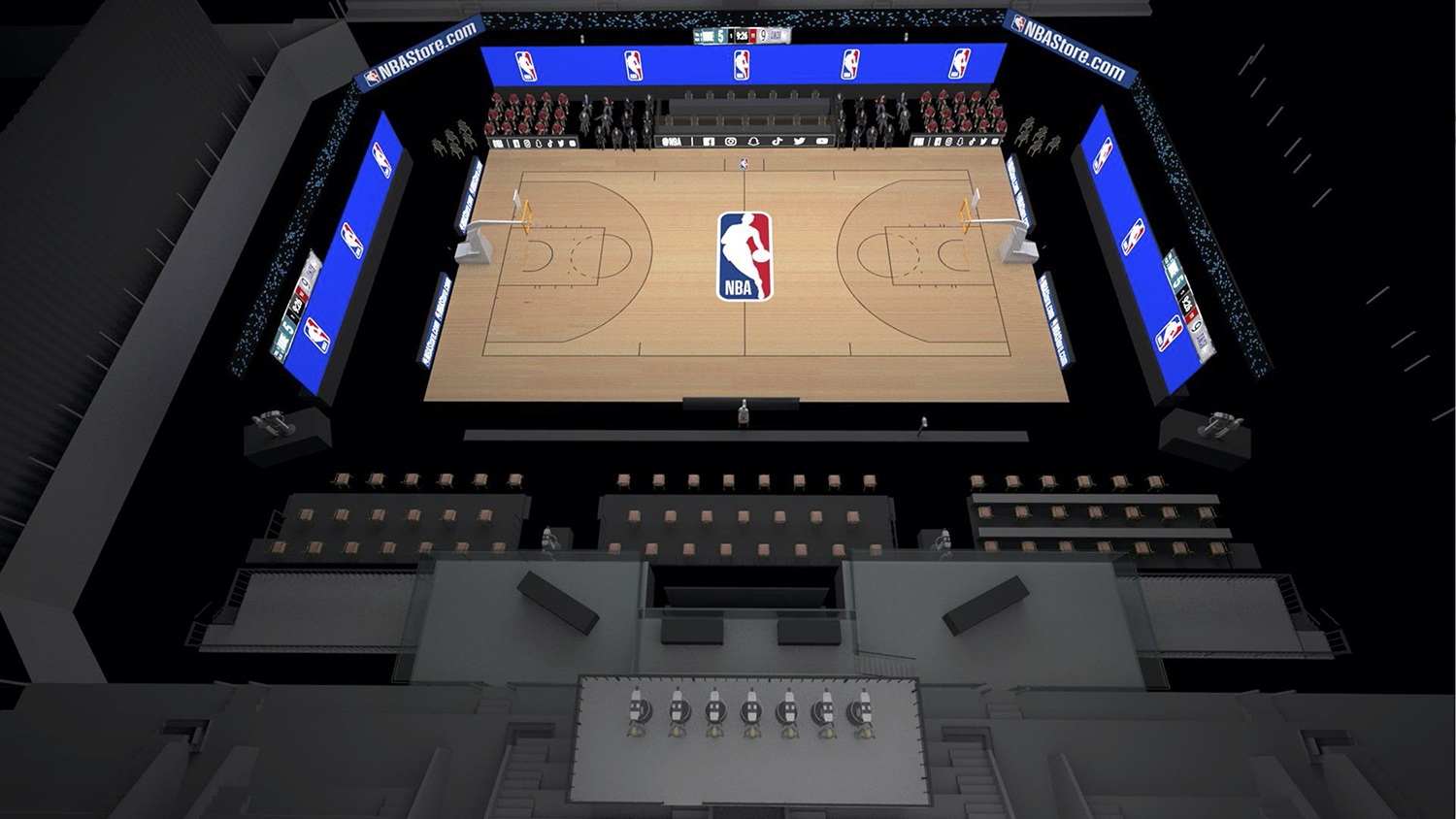 Nba Returns Espn Turner Nba Team Up For Sprawling Covid Safe Production At Wide World Of Sports
