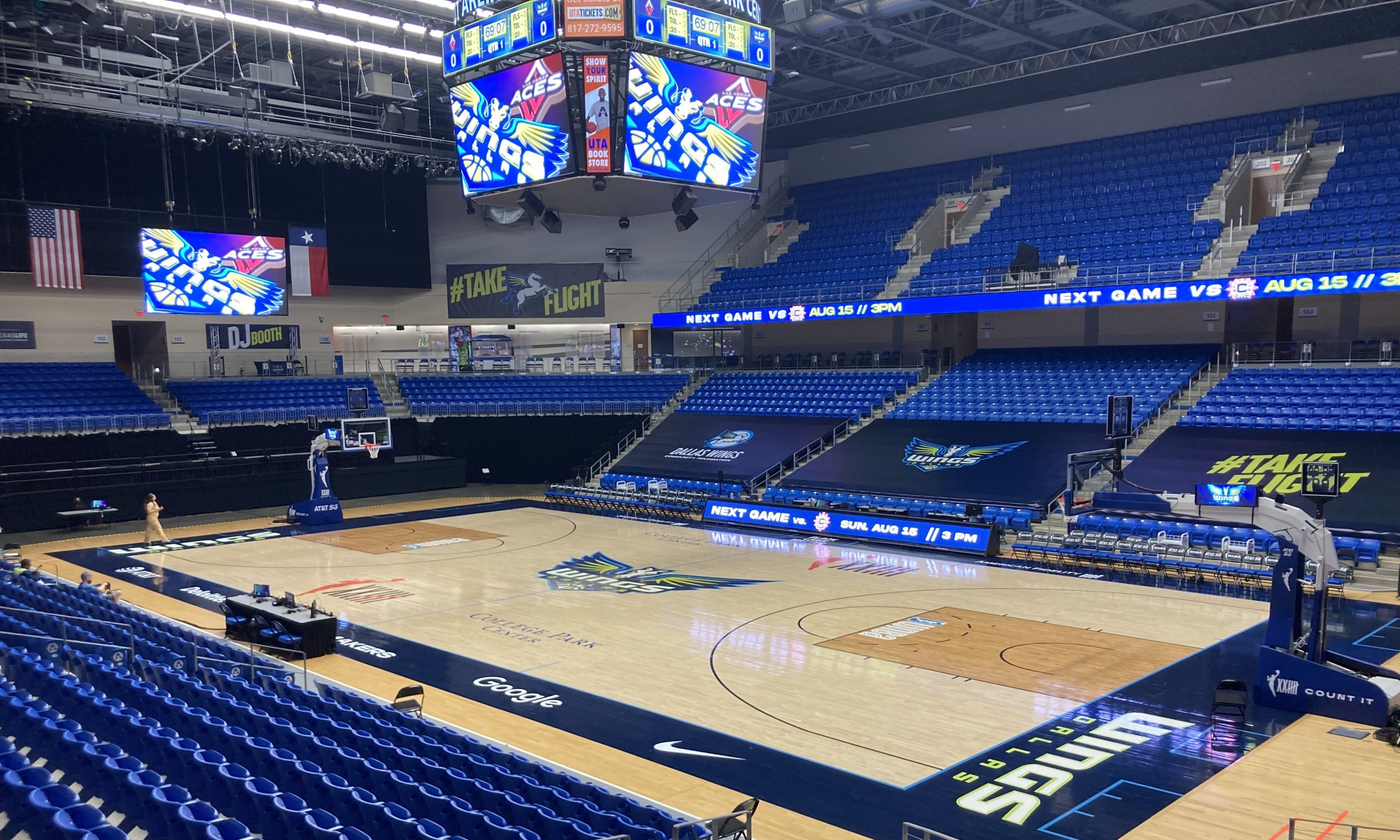 In the W Dallas Wings’ Caitlin Hartley Leads Production Team in First