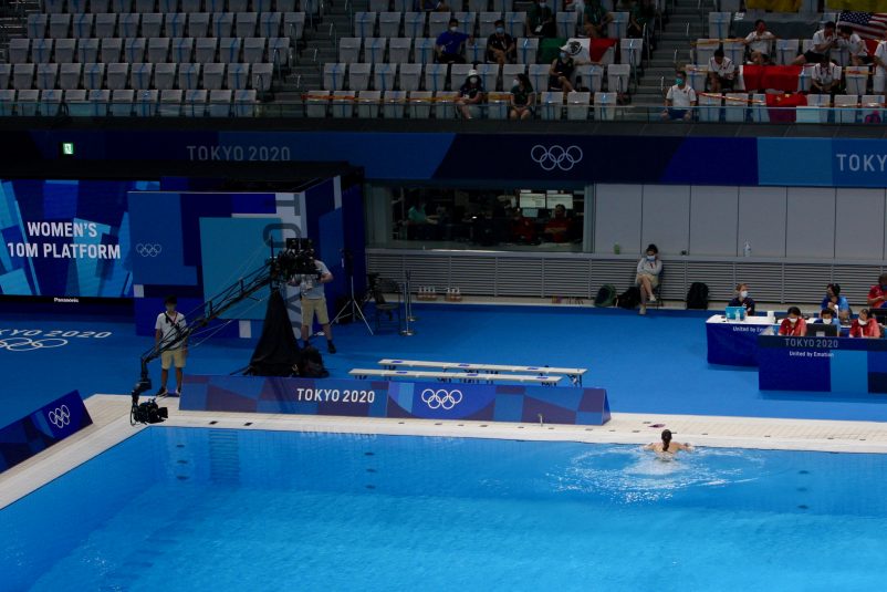 Live diving olympics