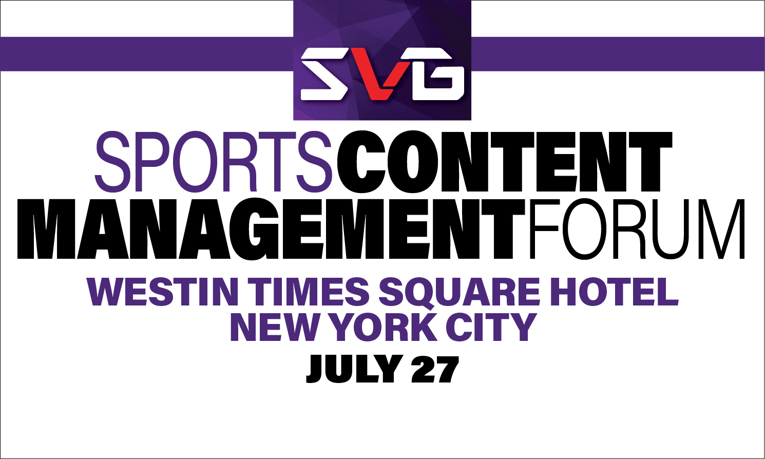2022 SVG Sports Content Management Forum