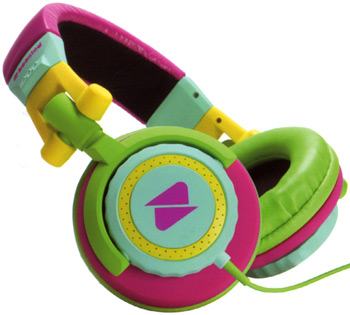 Fred Flare's Sherbet Colorblock Headphones