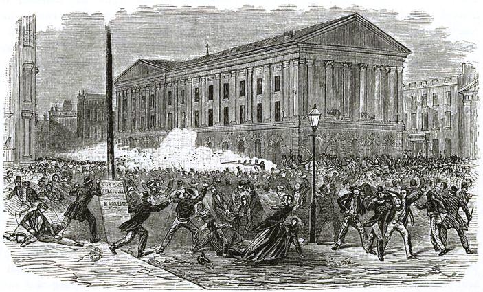 1849 Great Riot at the Astor Place Opera House