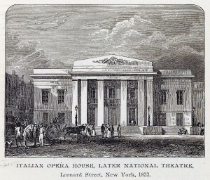 1833 Italian Opera House Leonard Street