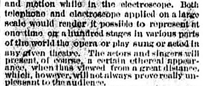1877 New York Sun opera TV