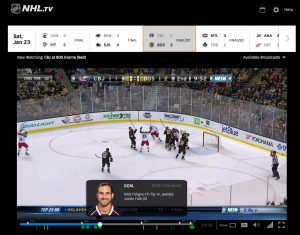 NHL.TV Web Player 2