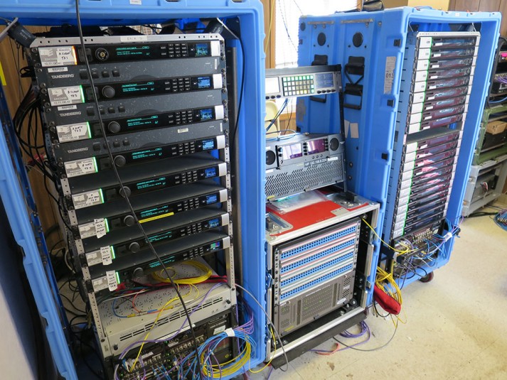 These encoder racks enable ESPN’s Portal connecting Bristol and Aspen.
