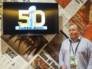 Imagine's Joe Ashba was on hand at Super Bowl 50 to make sure Infocaster's Super Bowl debut went off without a hitch.