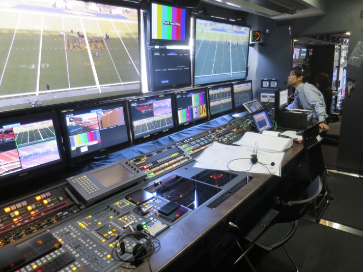 NHK's newest mobile 8K mobile production unit features a Sony production switcher and Lawo audio console.
