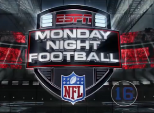ESPN's Monday Night Football graphics package called for a primetime, entertainment-like feel.
