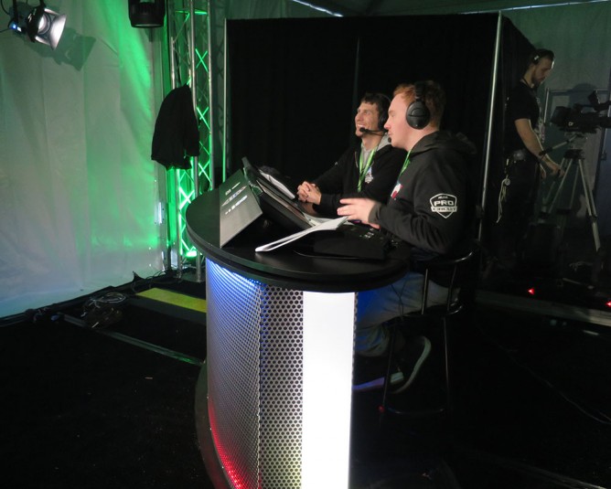 The caster set at the Halo World Championship Tour event in Aspen