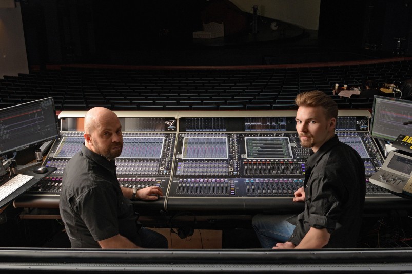 Sound designers Petri Peltovako (left) and Lari Angervo