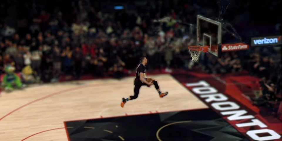 Replay Technologies' freeD system was utilized last month at the NBA All-Star Game in Toronto. 