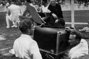 The 1936 Olympics introduced the idea of sports on television.