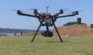 Golf broadcasters have experimented with drone cameras to offer viewers a unique point of view.