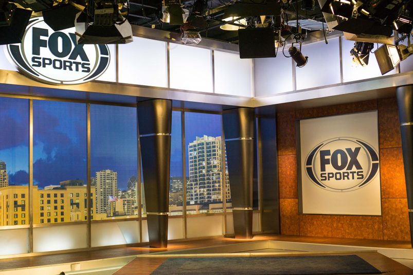 Fox Sports San Diego’s primary studio set is inside its headquarters, just steps away from Petco Park.