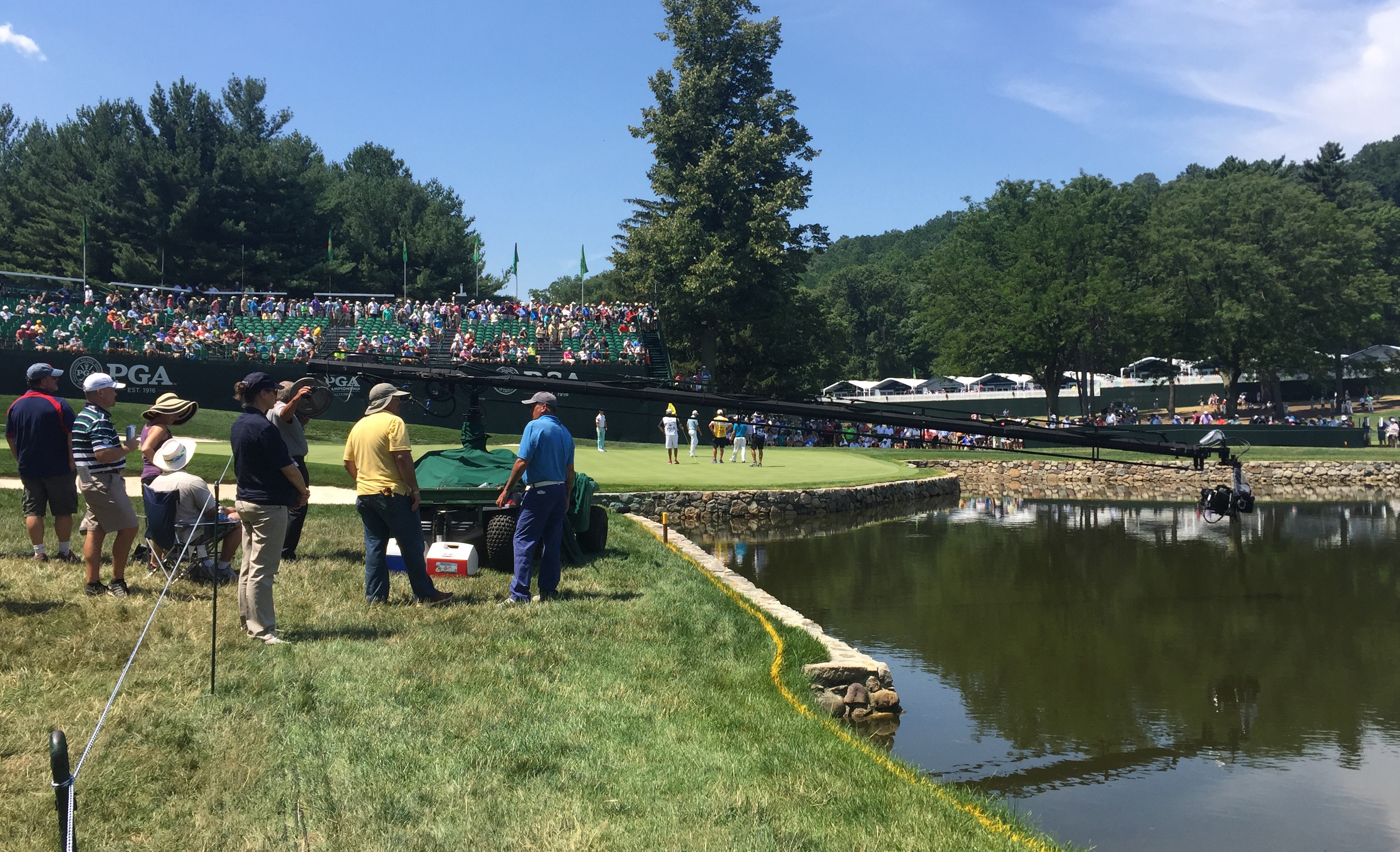 Live From PGA Championship Inside CBS and DirecTVs 4K Treatment of Baltusrols Famous Fourth