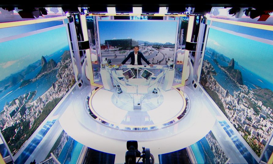 France Télévisions studio in Olympic Park had to be changed to deal with issues related to too much sunlight.
