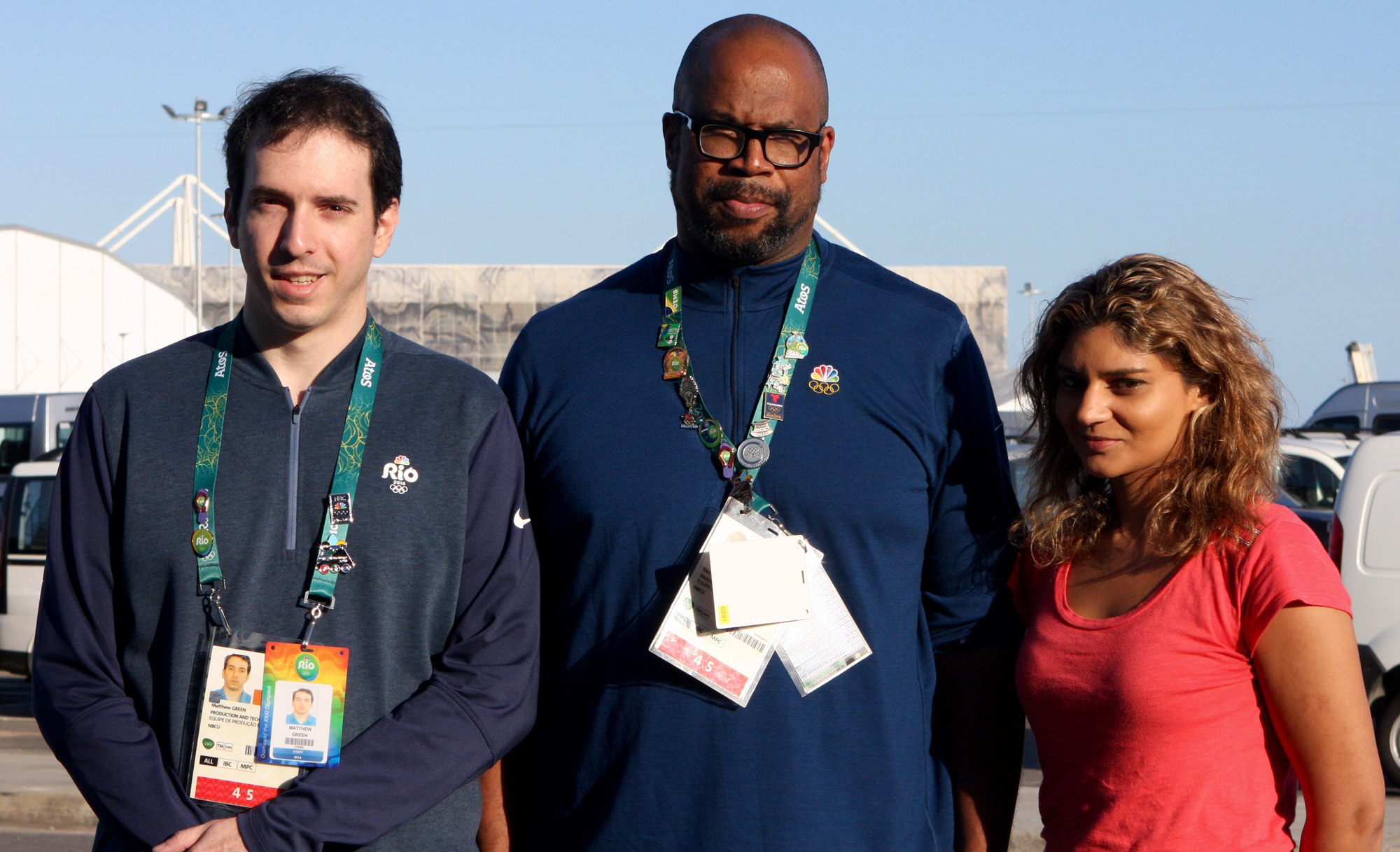From left: Senior Digital Media Manager Matthew Green, VP, Post Operations & Digital Workflow Darryl Jefferson, Engineer, Digital Workflows Kamal Bhangle have played key roles in NBC Olympics' content management infrastructure for these Rio Games.