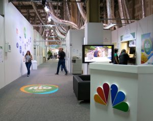 The NBC Olympics area in the Rio IBC covers more than 73,000 square feet.