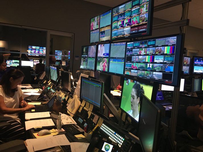 Inside PCR8, the Gold Zone control room