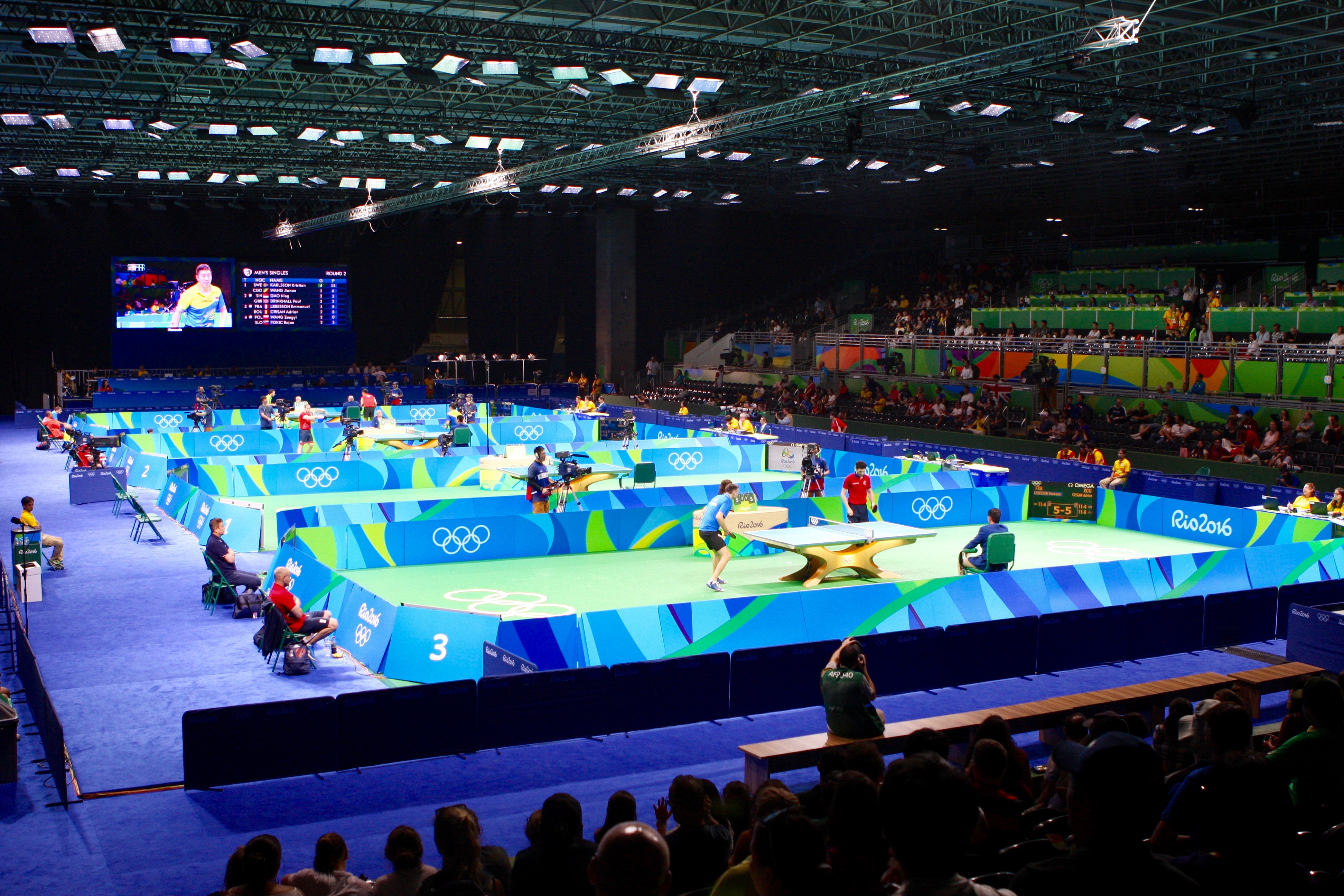 2016 Rio Olympics Riocentro Pavilion 3 (RC3) Table Tennis