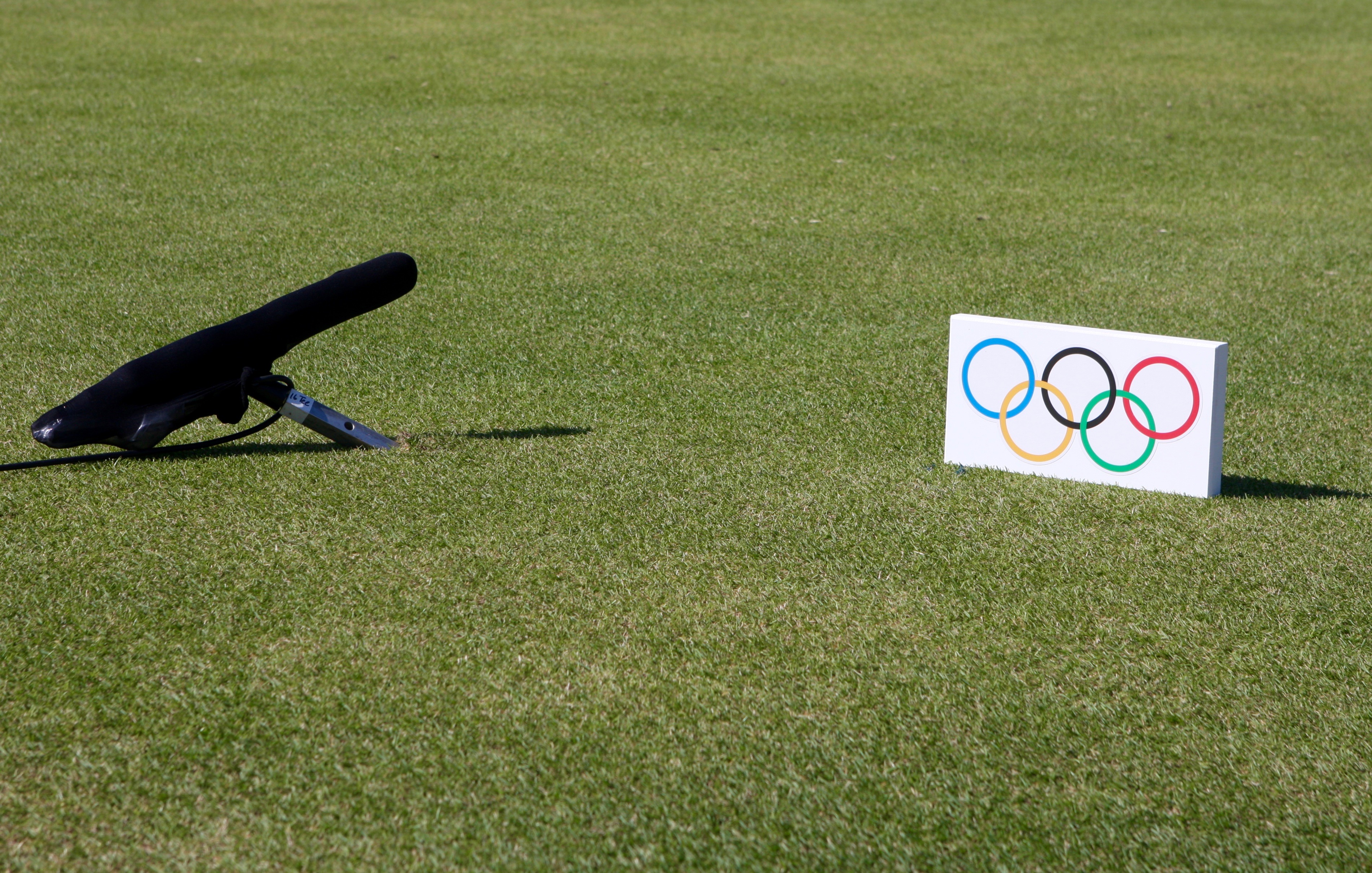 Tee box mics are all over the course to capture the sounds of golf's return to the Olympics.
