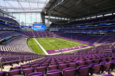 U.S. Bank Stadium features the most square footage of 13HD LED display in the NFL.