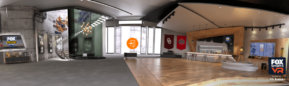 LiveLike has created a customized virtual suite as part of the Fox Sports VR experience for the Ohio State-Oklahoma game.