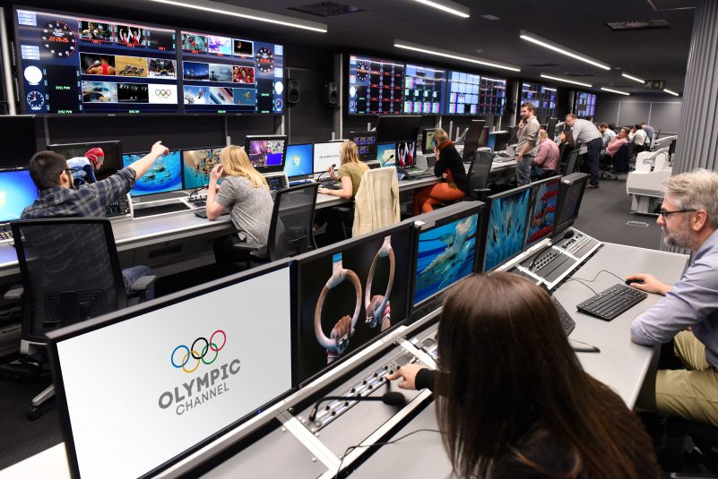 The Olympic Channel production team in Madrid will play a part in creating content that will be distributed to TV viewers in the U.S.