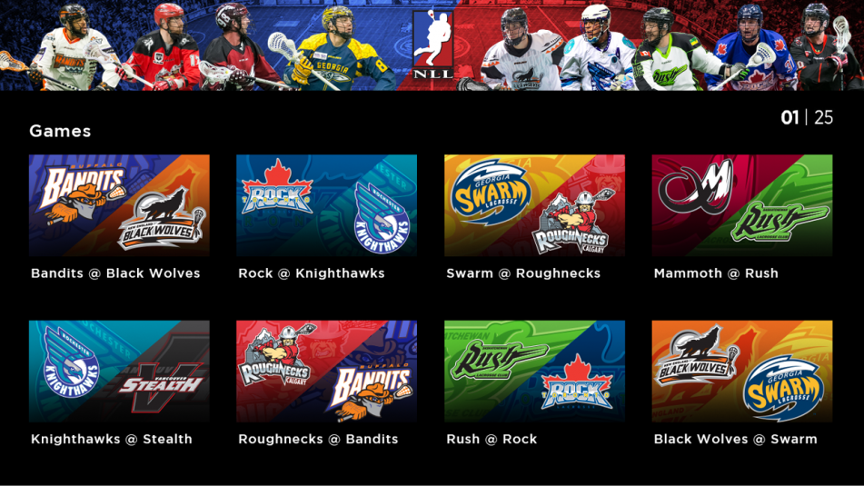 A season pass to NLLTV.com will allow fans to watch all 81 NLL games or all the games of a specified team.