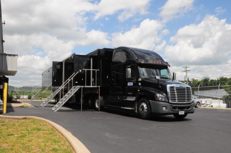 TNDV’s newest mobile unit can accommodate up to 30 people.