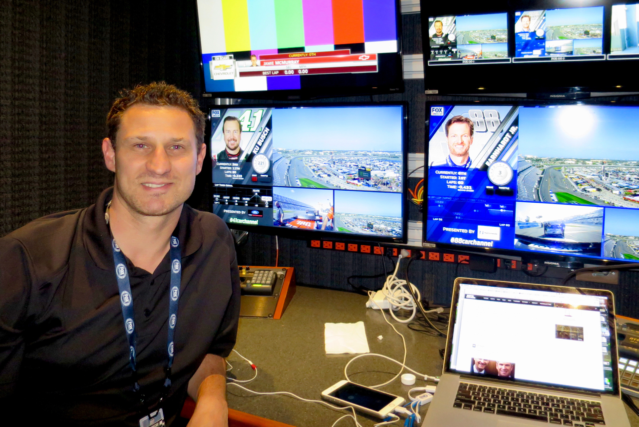 Zach Fields of Fox Sports says the Car Channels are an example of maximizing automation technology to deliver a new experience for NASCAR fans.