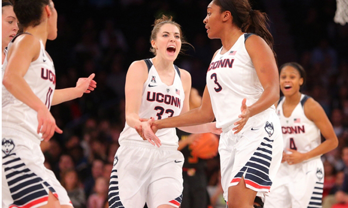 The UConn Women's Basketball team shoots for 100 straight wins on Monday night (9 p.m. ET, ESPN2).