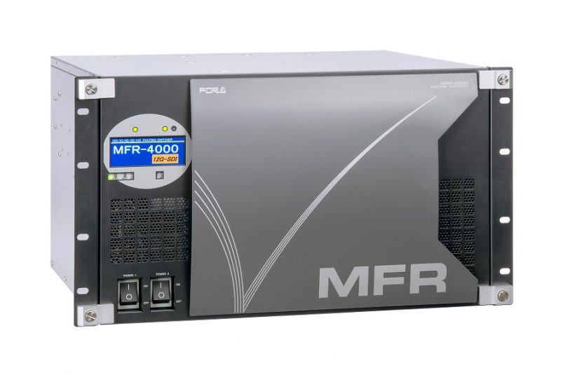 MFR-4000 12G-SDI routing switcher 