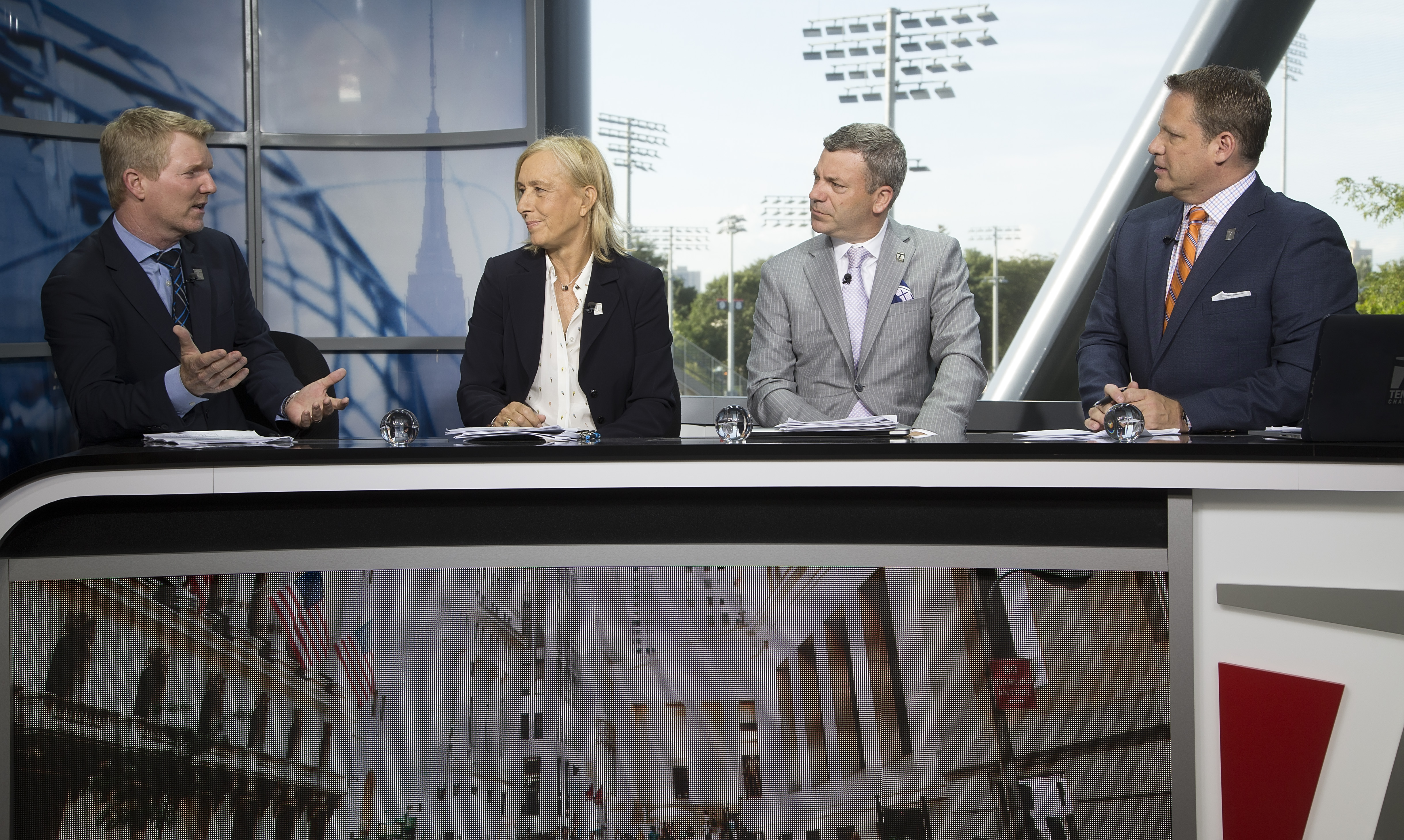 Live From the US Open Tennis Channel Continues To Tell the Story of Tennis With Live Studio Programming