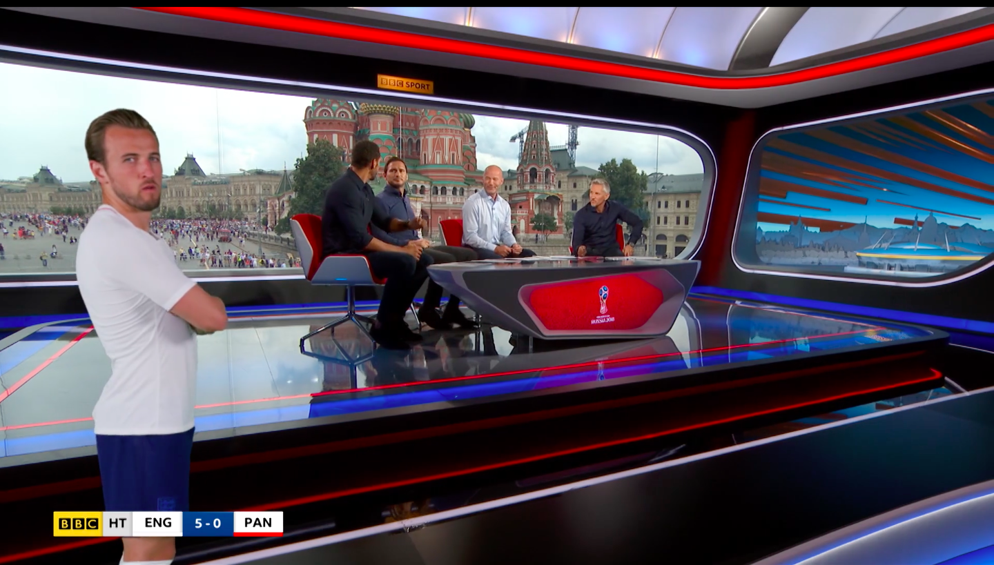 2018 FIFA World Cup Vizrt AR Supplements BBC Broadcasts from Moscows Red Square