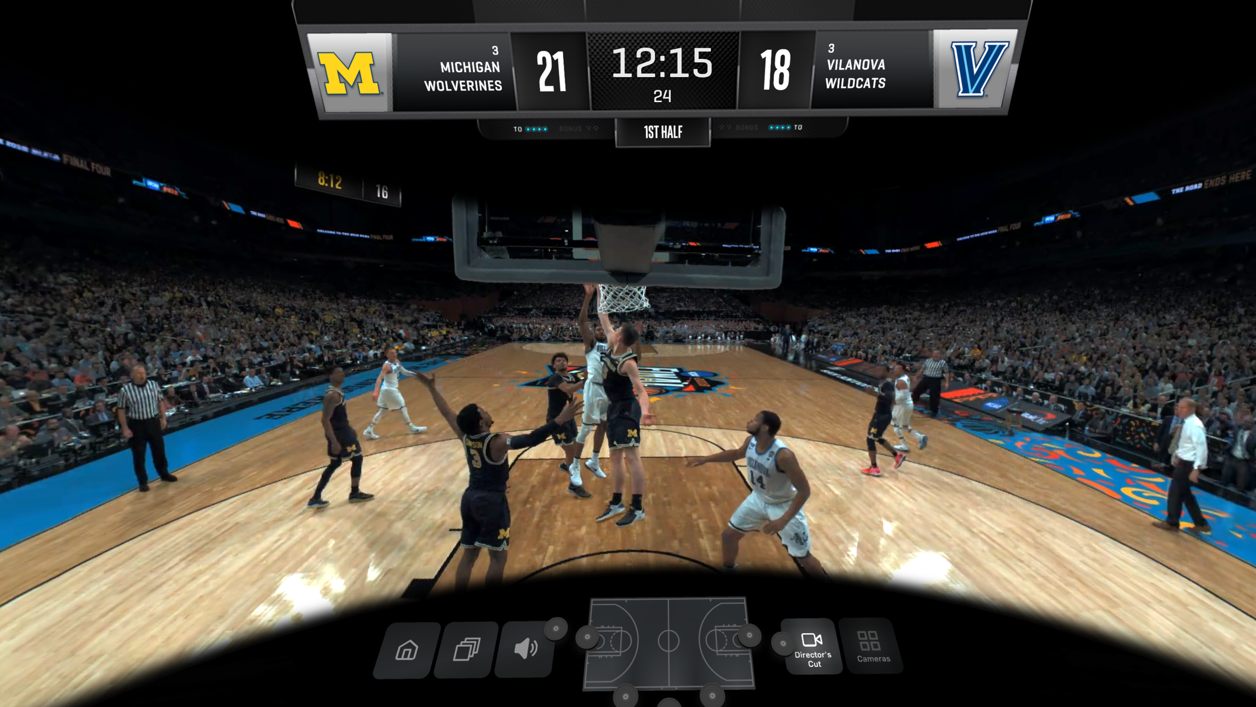 NCAA March Madness Live VR Stretches to Oculus Go for 2019 Mens Basketball Tournament