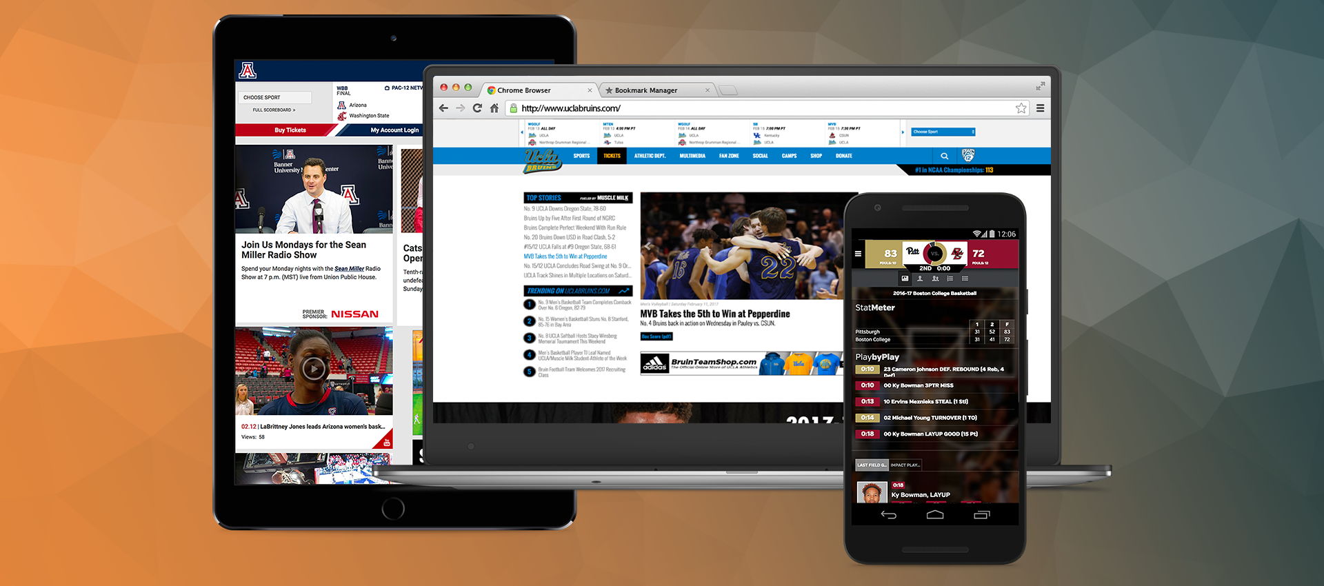 Live streaming solutions for college sports