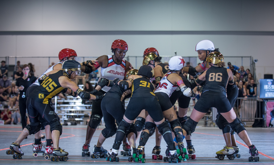 Women’s Flat Track Derby Association Rolls Into REMI