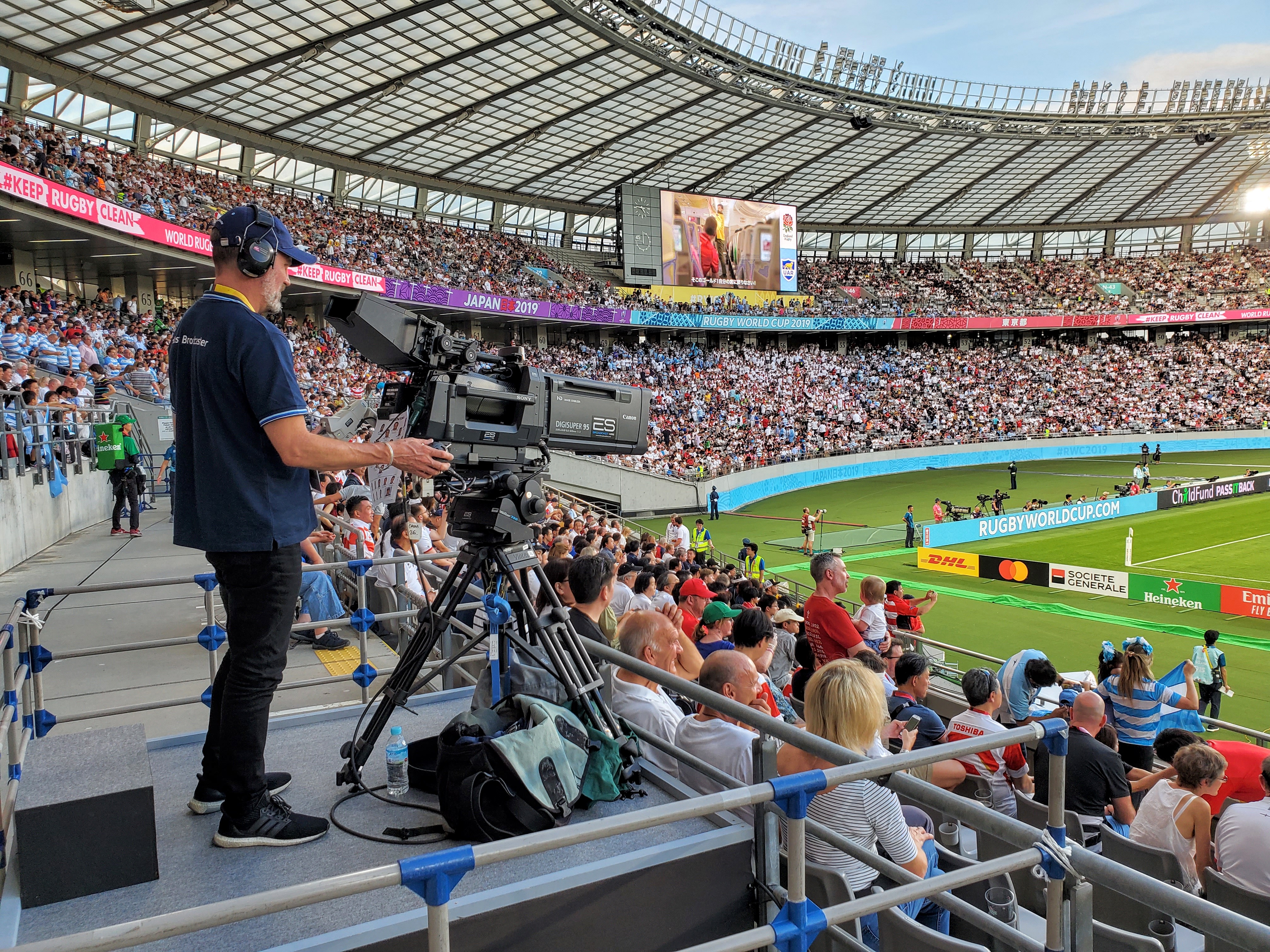 Live from the Rugby World Cup NEP Delivers for Match Coverage