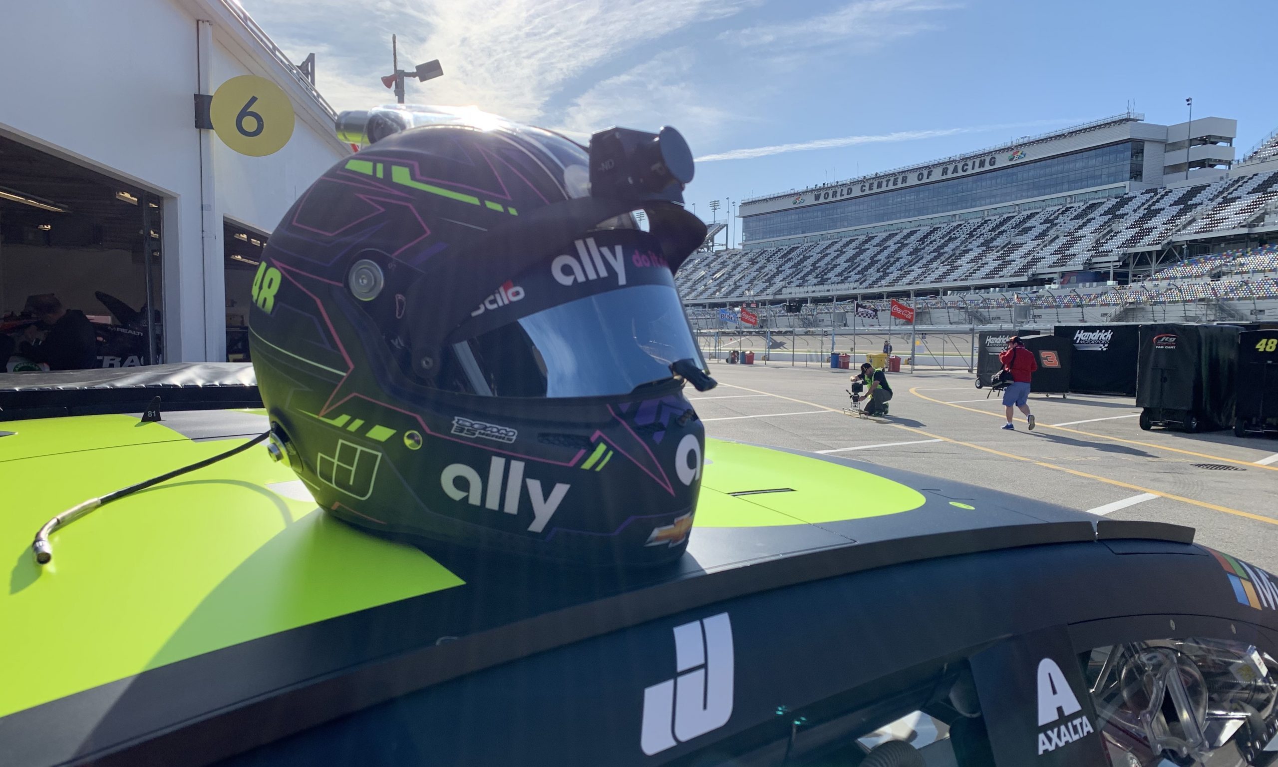 Live From Daytona 500 BSI Prioritizes Consistent Testing, Driver Safety With Visor Cam