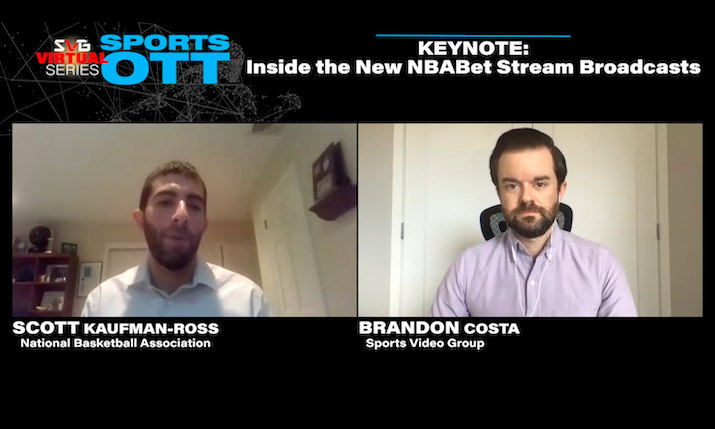 2020 SVG Sports OTT Virtual Series – Keynote: Inside the New NBABet Stream Broadcasts: CLICK HERE TO WATCH